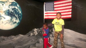 Gabe and Max conquering the moon, of course.